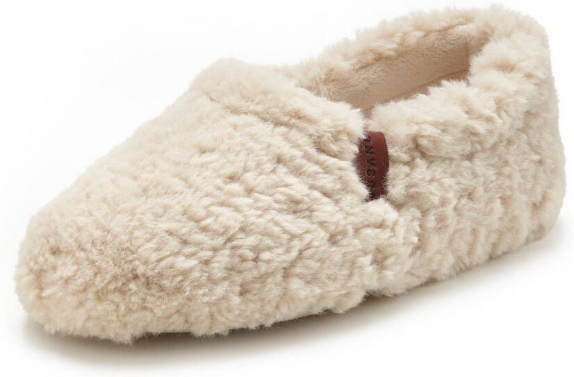 Elbsand Pantoffels met knuffelig faux fur pantoffel mule