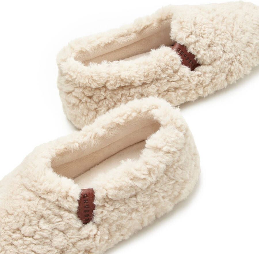 Elbsand Pantoffels met knuffelig faux fur pantoffel mule