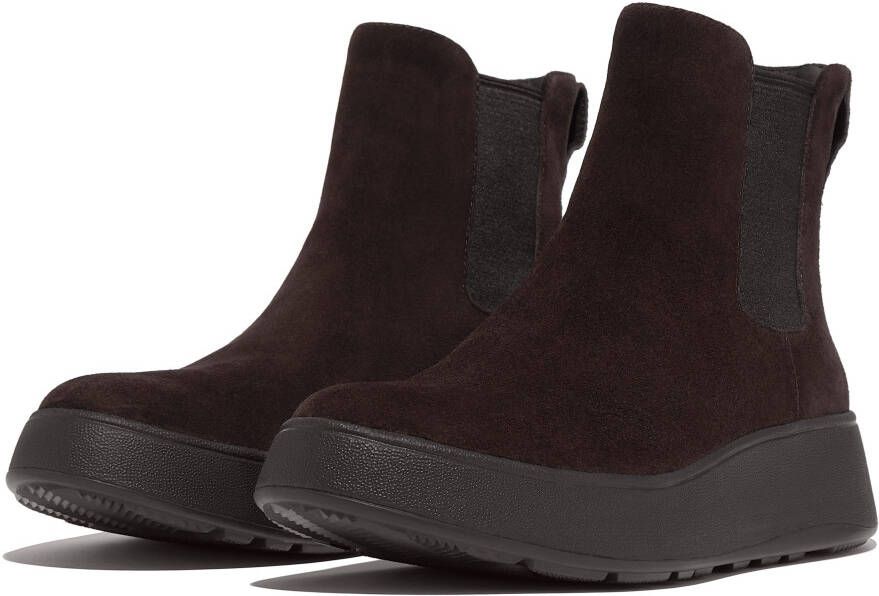 Fitflop Chelsea-boots F-MODE Plateaustiefels chunky boots met plateausool aanhaaklus