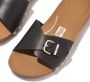 Fitflop Slippers IQUSHION ADJUSTABLE BUCKLE LEATHER SLIDES - Thumbnail 10