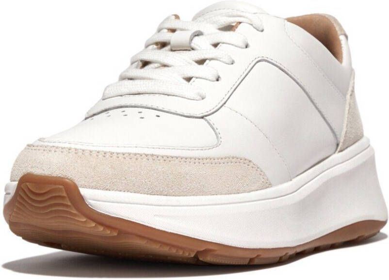 Fitflop Sneakers met sleehak F-MODE vrijetijdsschoen halfschoen veterschoen