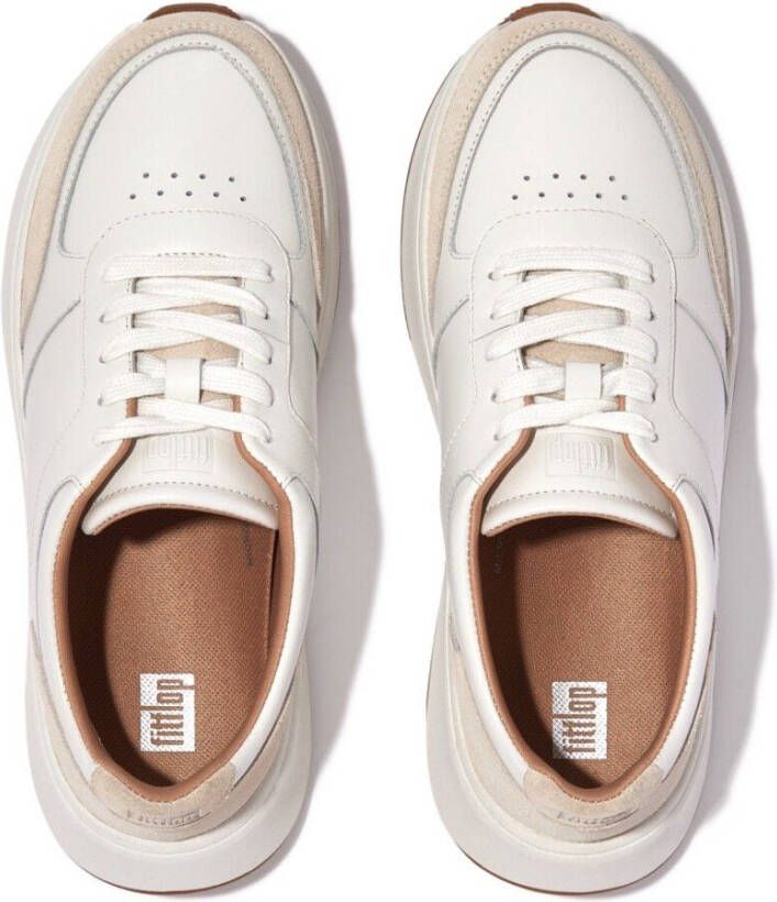 Fitflop Sneakers met sleehak F-MODE vrijetijdsschoen halfschoen veterschoen