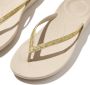 FitFlop TM Iqushion sparkle teenslippers beige - Thumbnail 14