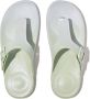 FitFlop Iqushion Iridescent Adjustable Buckle Flip-Flops GROEN - Thumbnail 4
