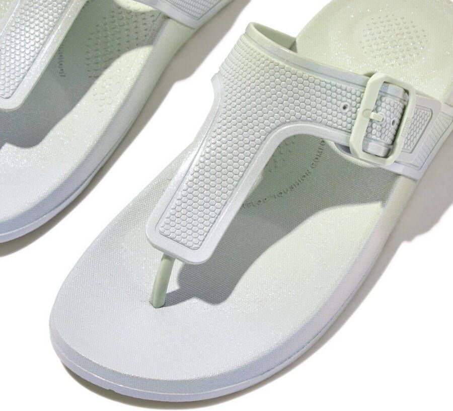 Fitflop Teenslippers IQUSHION IRIDESCENT ADJUSTABLE BUCKLE