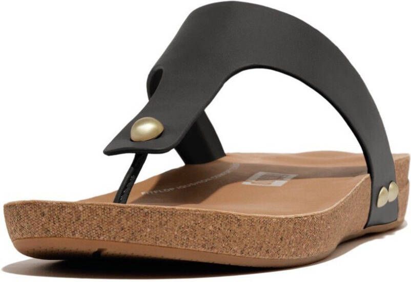 Fitflop Teenslippers IQUSHION LEATHER TOE-POST SANDALS