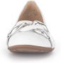 Gabor Witte Leren Ballerina Schoenen White Dames - Thumbnail 4