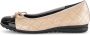 Gabor Beige Leren Ballet Flats Beige Dames - Thumbnail 14