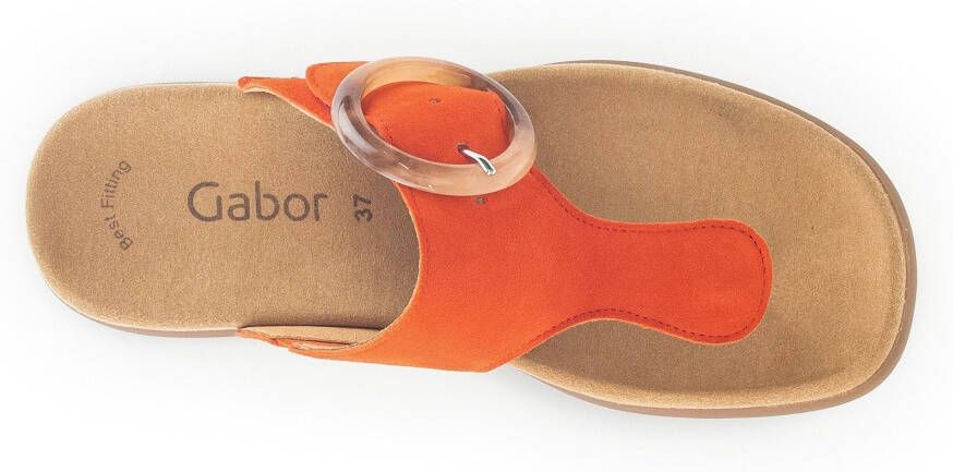 Gabor Dianets sleehak zomerschoen teenslipper met best fitting-uitrusting