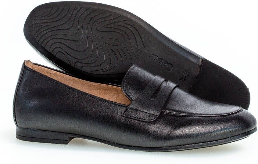 Gabor Loafers Slipper business schoen met versierband en blokhak