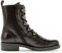 Gabor Zwarte Leren Veterschoenen Black Dames - Thumbnail 6