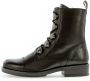 Gabor Zwarte Leren Veterschoenen Black Dames - Thumbnail 7