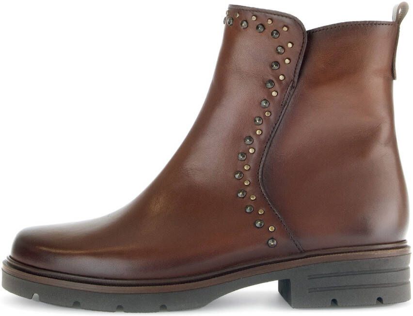 Gabor Laarsjes blokhak comfort schoen laarzen met glanzende studs