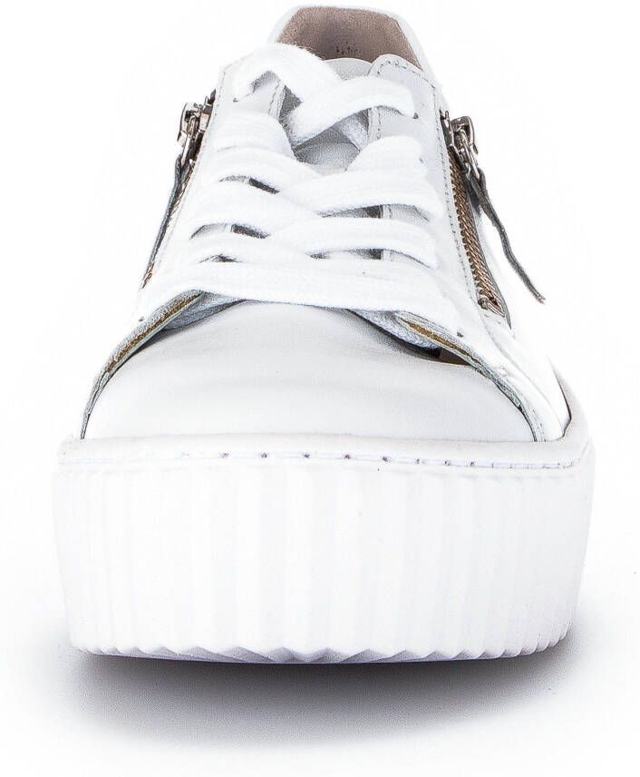 Gabor Witte Leren Moderne Sneakers White Dames - Foto 6