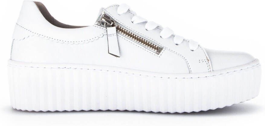 Gabor Witte Leren Moderne Sneakers White Dames - Foto 7