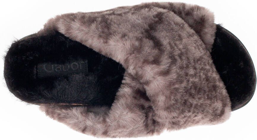 Gabor Pluchen pantoffels in animal-look