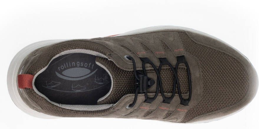 Gabor Rollingsoft Sneakers in de materiaalmix