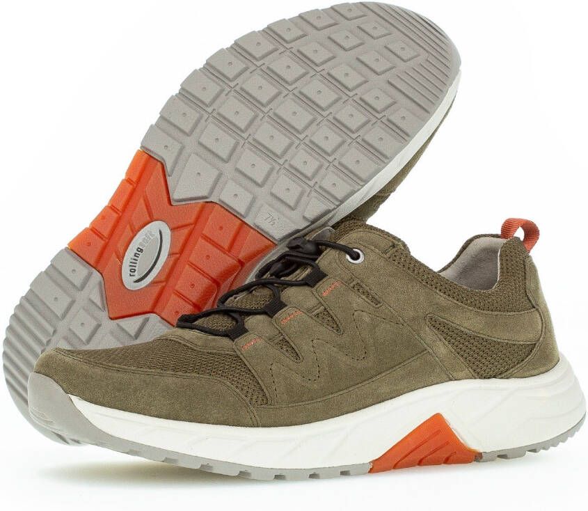 Gabor Rollingsoft Sneakers in de materiaalmix