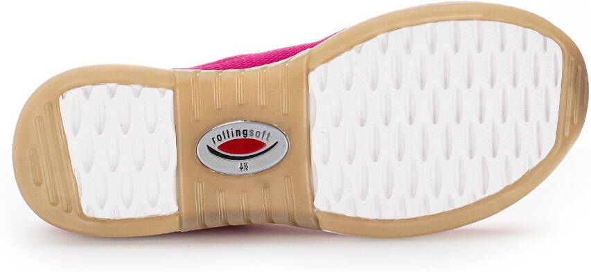 Gabor Rollingsoft Sneakers met sleehak met optifit verwisselbare binnenzool vrijetijdsschoen halfschoen veterschoen