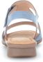 Gabor Blauwe Suède Sandalen met Klittenbandsluiting Blue Dames - Thumbnail 3