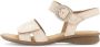 Gabor Bruin Gouden Leren Sandalen Multicolor Dames - Thumbnail 12