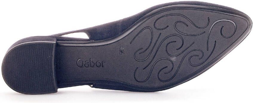 Gabor Slingback pumps avendschoen zomerschoen blokhak met elastische band