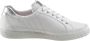 Gabor Comfortabele witleren sneaker met versieringen White Dames - Thumbnail 10