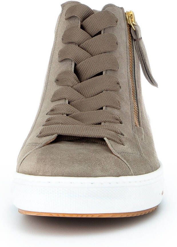 Gabor Sneakers met sleehak Florence met contrastbeleg