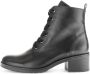 Gabor Zwarte leren veterschoenen Black Dames - Thumbnail 13