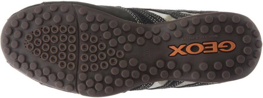 Geox Slip-on sneakers UOMO SNAKE Slipper vrijetijdsschoen met sierstiksels en speciale membraan