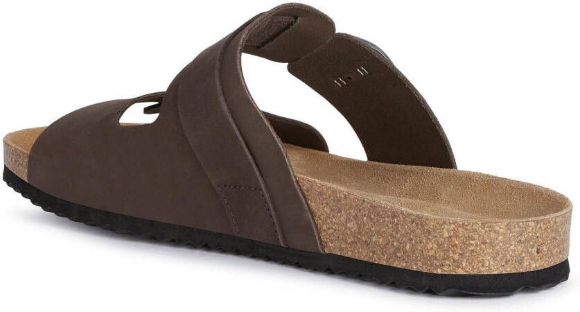 Geox Slippers U SANDAL GHITA met leren binnenzool