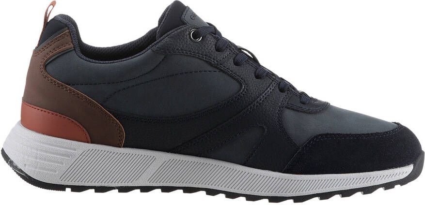 Geox Sneakers U MOLVENO A Vrijetijdsschoen halfschoen veterschoen met plateauzool