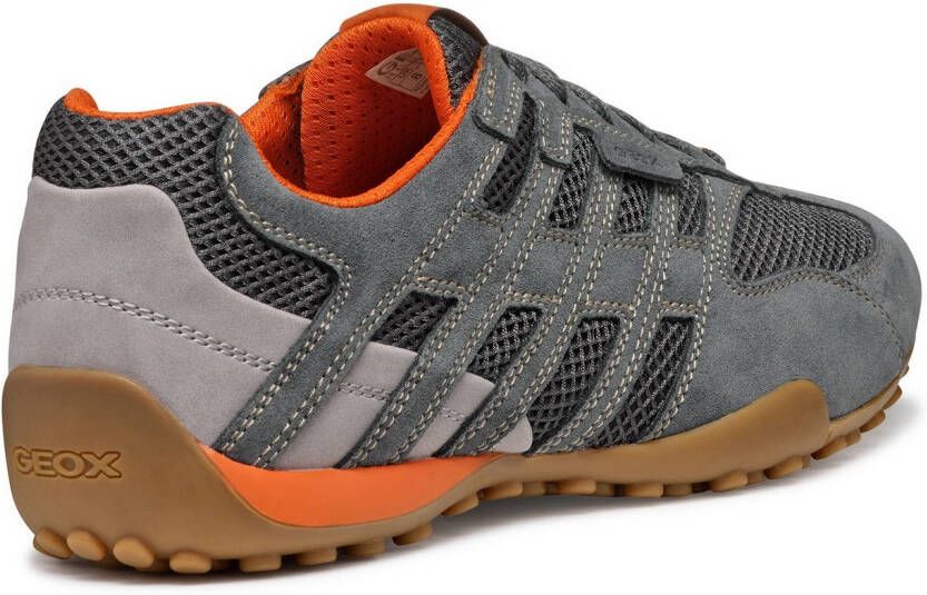 Geox Sneakers U SNAKE ORIGINAL veterschoen vrijetijdsschoen trekking sneaker met leren binnenzool