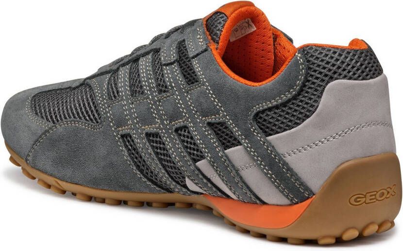 Geox Sneakers U SNAKE ORIGINAL veterschoen vrijetijdsschoen trekking sneaker met leren binnenzool