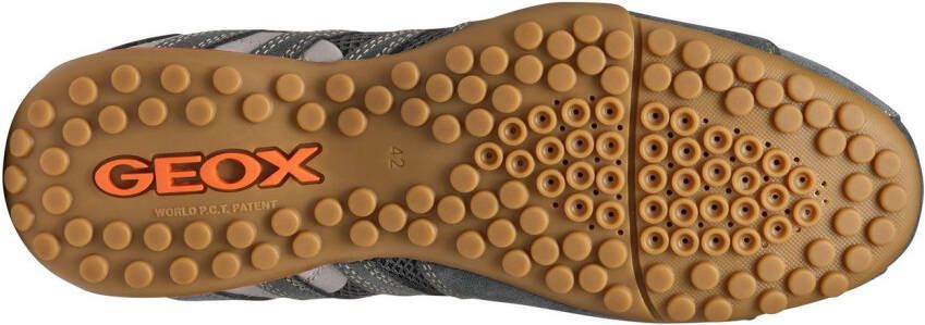 Geox Sneakers U SNAKE ORIGINAL veterschoen vrijetijdsschoen trekking sneaker met leren binnenzool