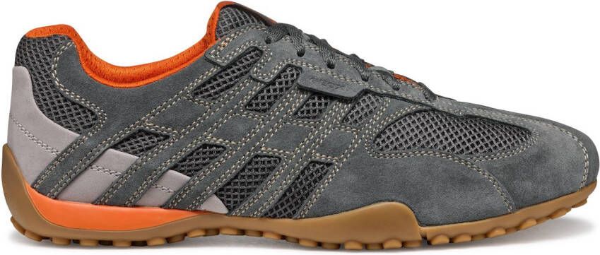 Geox Sneakers U SNAKE ORIGINAL veterschoen vrijetijdsschoen trekking sneaker met leren binnenzool