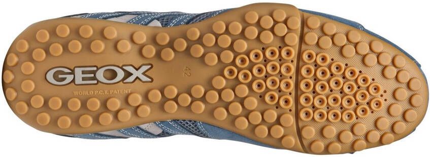 Geox Sneakers U SNAKE ORIGINAL veterschoen vrijetijdsschoen trekking sneaker met leren binnenzool