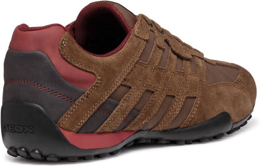 Geox Sneakers UOMO SNAKE A Vrijetijdsschoen lage schoen veterschoen met uitneembare binnenzool