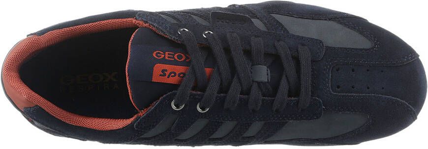 Geox Sneakers UOMO SNAKE A Vrijetijdsschoen lage schoen veterschoen met uitneembare binnenzool