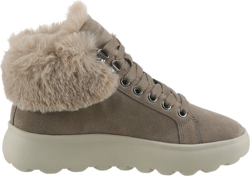 Geox Winterlaarzen D SPHERICA High top sneaker veterschoenen winterboots met plateauzool