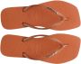 HAVAIANAS Teenslippers Dames Square Glitter Maat: 37 38 Materiaal: Rubber Kleur: Oranje - Thumbnail 6