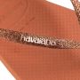 HAVAIANAS Teenslippers Dames Square Glitter Maat: 37 38 Materiaal: Rubber Kleur: Oranje - Thumbnail 9