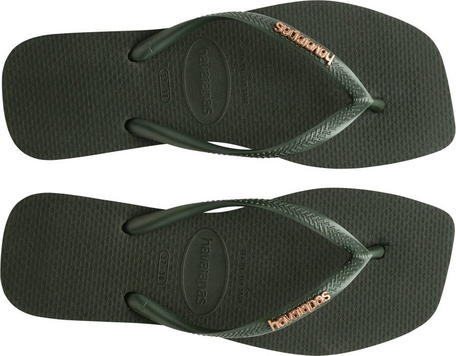 Havaianas Teenslippers SQUARE LOGO METALLIC