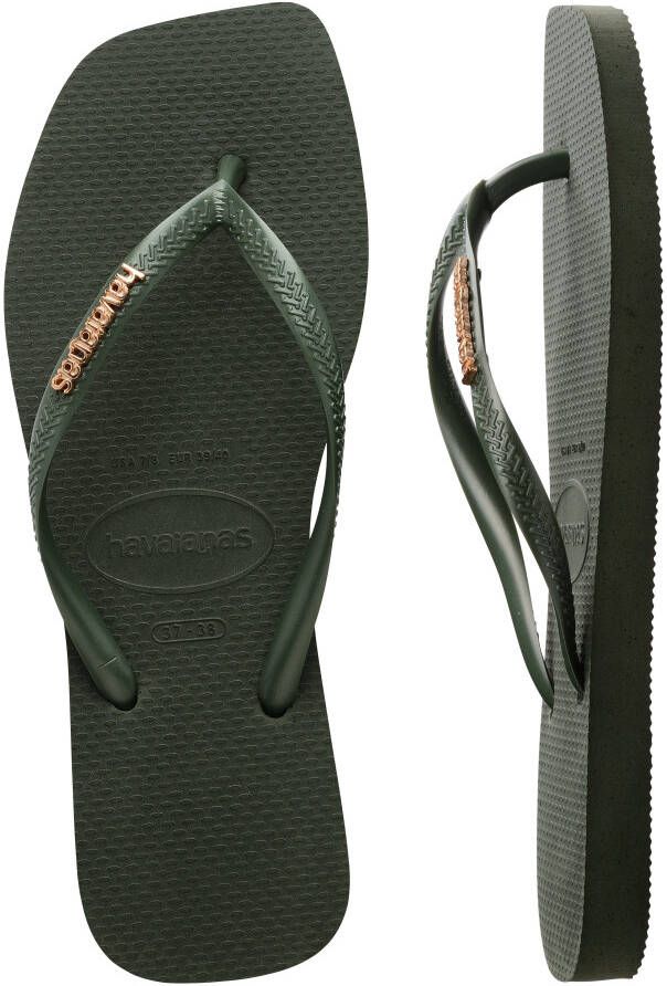 Havaianas Teenslippers SQUARE LOGO METALLIC