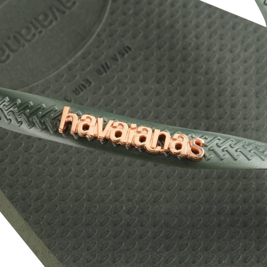 Havaianas Teenslippers SQUARE LOGO METALLIC