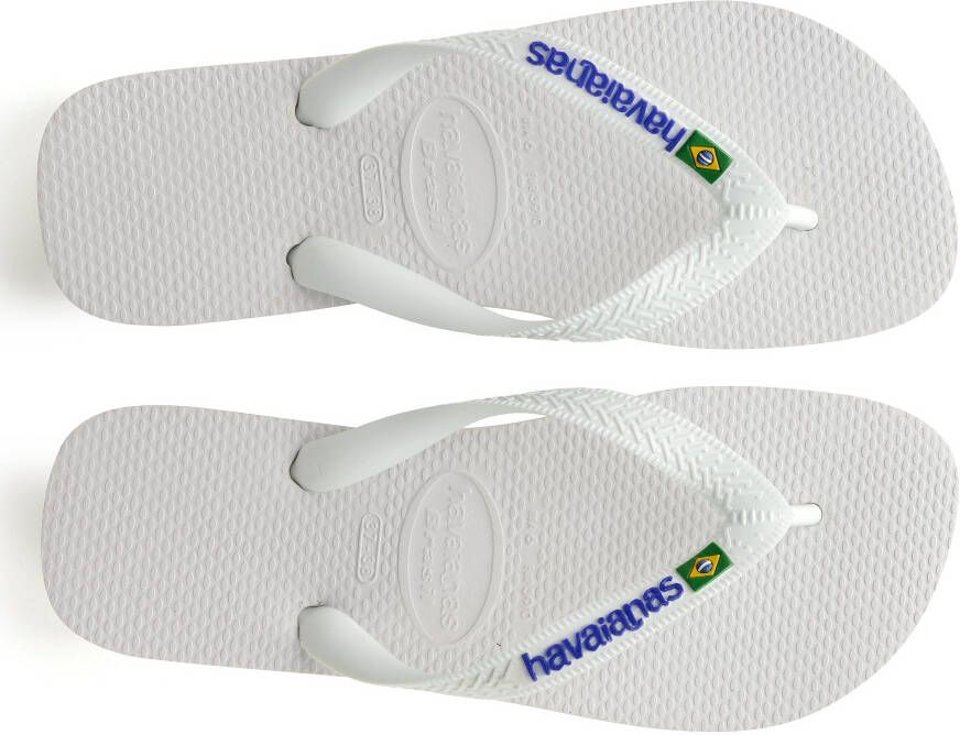 Havaianas Teenslippers Brasil Logo zomerschoen slippers poolslides met logo-opschrift