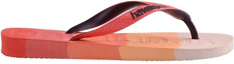 Havaianas Teenslippers TOP LOGOMANIA MULTICOLOR in trendy colourblocking