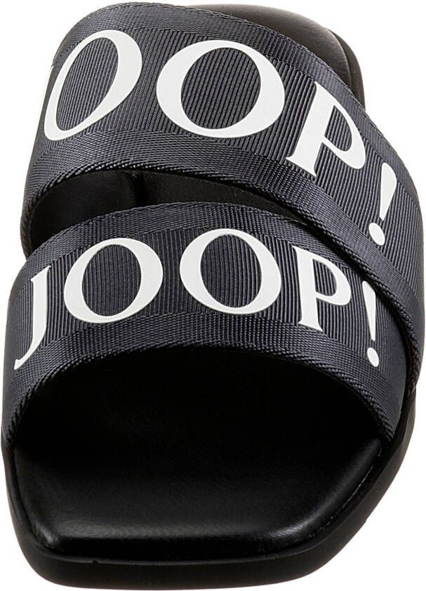 Joop! Slippers NASTRO met opvallend logo-opschrift