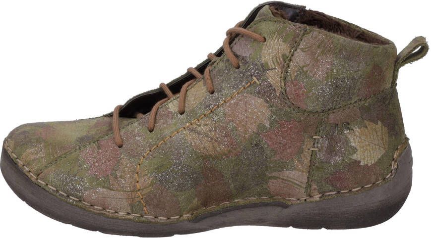 Josef Seibel Hoge veterschoenen FERGEY 97 met mooie print