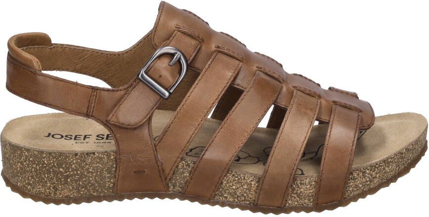 Josef Seibel Sandalen Tonga 81 zomerschoen sandaal plateauhak met klittenbandsluiting